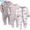 Våren babykläder född set 23 stycken Pure Cotton Romper Long Sleeve Toddler Boy Casual Pyjamas Infant Girl Jumpsuit 240110