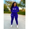 Spring Sports 2024 Womens Tracksuits Designer Hoodie Sweatpants تناسب قطعتين مطابقة S-XXL
