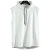 Men's Tank Tops Sports Hoodie Vest Solid Color Casual Plus Size Simple For Daily Wear Party School