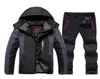Skidjackor 2021 Men039S Ski Suit Brands Windproof Waterproof Thicken Warm Snow Coat Winter and Snowboard Jacket Pants SE6068639