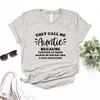 Camisetas femininas Eles me chamam de tia porque parceiro impressão mulheres camisetas casual camisa engraçada para senhora yong menina top tee hipster FS-387