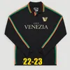 23 24 Venezia Soccer Jerseys Accueil Noir Extérieur Blanc Troisième Bleu 4ème Rouge 10 ARAMU 11 FORTE Venise 2023 2024 Busio 27 Chemises de football 3ème Adukt Kit Enfants Uniformes