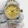 Orologio Rolaxs di lusso Movimento automatico Fabbrica pulita Vendita calda Alta qualità Donna 26mm Datejust Diamond President Oro 18 carati Asia 2813 Meccanico automatico