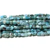 Pietre preziose sciolte Veemake Natural Blue Larimar Grand Nugget Perline a forma libera 08081