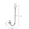 BDSM Stainless Steel Anal Hook Sex Toys for Woman/Man/Gay Metal Butt plug Hook Dilator Prostate Massager Chastity Device Anal 240110