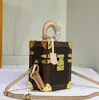 Damowe modne pudełko kosmetyczne swobodne design luksusowe torebki crossbody na ramię