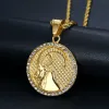 2024 Scorpio ARIES 12 Constellation Pendant Necklace Golden Color 14K Gul guldkedja för män Kvinnor Zodiak smycken Birthday Present