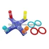 Novidade Jogos Jogo de Praia Brinquedo Inflável Jogando Anéis Água Divertida Cruz Flutua Piscina Flutuante Brinquedos Drop Delivery Presentes Gag Dhukb