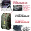 80L 50L Mäns utomhus ryggsäck klättring resor ryggsäck sport camping vandringsskolväska för manliga kvinnliga kvinnor y240110