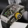 Designer Richardmill Wacth Automatic Movement Watches Swiss Made Richardmill RM11-03 Automatic Machinery Men's Watch RM11-03 Ti Titanium PRON