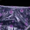 Transparent PVC Underpants Lace Adult Baby Sexy Panties Incontinence Panties Plastic Pants Clear Nappies Unisex 240110