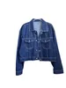 Women's Jackets 2024 Autumn Winter Deep Blue High-Quality Basic Versatile Denim Jacket Coat For Fashionable Style