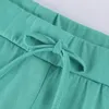 Damesbroeken Dames Elegant Ijs Zijde Hoge Taille Wijde Pijpen Casual Koreaanse Mode Losse Kleding Comodi Pantalones De Mujer