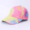 Casquettes de baseball Confortable Tie-Dye Baseball pour hommes et femmes Graffiti Outdoor Sunshade Cap Sunblock Hat