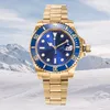 Montre de Luxe Mens Watch Automatic Machinery Watches 41mm rostfritt stål Lysande vattentäta klockor Submarine Wristwatch Sapphire Glass Watchs Dhgates