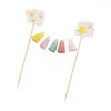 Party Supplies 1set Number Cloud Star Tassel Banner Flag Baby Shower Cupcake Topper Kids Girl Boy Birthday Cake Decorations
