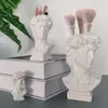Borstar Skandinavisk stil David Statue Vase Flower Pot Makeup Brush Organizer Multifunktionell penna Holder Home Flower Art Ornaments