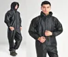 Profissional adulto motocicleta capa de chuva à prova dwaterproof água fita reflexiva mulheres homens ao ar livre trabalho capa de chuva capa com capuz3733917