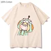 Dames T-shirts VOMS Project Amano Pikamee T-shirts VROUWEN Pikarmy Cartoon T-shirts Katoen Kawaii/Leuke T-stukken High Street Korte mouw