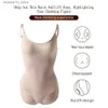 Cintura Barriga Shaper 1 PCS Bodysuit Shapewear para Mulheres Controle de Barriga V Neck Body Suits Tops Body Shaper Seamless Compression Thong Suspensórios Suporta Q240110