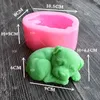 Backformen 3D Hund Kerze Sugarcraft Kuchen Dekorieren Fondant Schokoladenform Cupcake Küchenwerkzeuge Silikon Seifenformen SQ17166