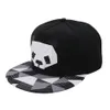 2018 Cartoon panda Berretti da baseball regolabili snapback Casquette Cappelli per giovani Uomini Donne Danza animale Berretto Hip Hop Sun Bone Hat225F