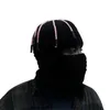 Stickade Balaclavas Winter Balaclavas Skimask Sticked Beanies Hat Dreadlocks Ski Balaclavas Cycling Balaclavas Hooded Hat 240110