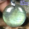 Pendentifs Naturel Labradorite perles collier pendentif bijoux pour femmes hommes cadeau cristal argent jaune bleu lumière pierre pierre de lune AAAAA