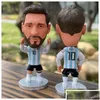 Fashion Sport Celebrity Figure 7Cm World Sports Football Fan Mini Action Figures Portugal Russia Ball Star Doll Model Garage Kit D Dhgju