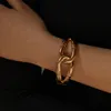 Modisches Armband mit ineinandergreifenden Knoten, dicker Kette, Armband im kalten Stil, Herbst und Winter, neues Produkt, europäischer und amerikanischer Instagram-Stil, personalisierbar