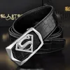 High Quality Golden letter buckle designer belt men genuine leather luxury brand pattern Casual Waistband Z letter S 240110