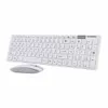 Claviers 2.4G clavier et souris sans fil Combo clavier silencieux Kit de souris clavier Ultra mince avec film de protection pour ordinateur portable PCL240105