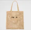 Designer Bags Luxury Shoulder bag Summer Straw Women Plaited Raffia woven bag Large Capacity Casual Tote Handbag Hollow Beach Vacation Bag