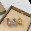 18K gold plated anellos rings twist ring anillos snakee silver plated Ring 3 colour knot rope anellos multi size bague ring sizer jewelry rings size 6 gifts