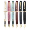 Jinhao 9019透明な色樹脂噴水ペン用品0507mmインク学生学校文房具ビジネスオフィスギフト240111