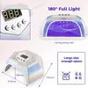 66 LEDs Krachtige Nageldroger UV LED Lamp Voor Curing Gel Polish Met Motion Sensing Manicure Pedicure Salon Tool 240111