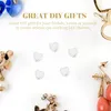 Boucles d'oreilles pendantes, 100 pièces, bouchons d'oreilles d'amour, accessoires de bijoux, accessoires pour la mode artisanale