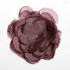 Hair Accessories 200pcs 10CM 3.9Inch Burning Rose Flowers Flower Boutique Accessory Wedding Decoration