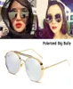 2021 Fashion Big Bully Style Aviation Metal Sunglasses For WomenThick Side Brand Design Sun Glasses Oculos De Sol Unisex 16498665009