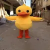 2018 Factory Big Yellow Rubber Duck Maskottchen Kostüm Cartoon Performing Kostüm 283N