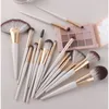 ZOREYA Makeup Brushes Set 16Pcs Powder Foundation Eyelash Large Fan Eye Shadow Make Up Brush Beauty Cosmetic Tool 240111