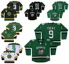 Maglia College North Dakota Fighting Sioux 9 Jonathan Toews 11 Zach Parise Hockey Ross The BOSS Rhea 3 ST John039s Shamrocks Gr5478980