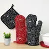 Tapis de Table antidérapant en coton, 1 pièce, gants de cuisine pour micro-ondes, cuisson BBQ, manique de four, support de casserole, outil de poche