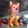 Modèle de dessin animé de chien gonflable de haute qualité, 8mH, 26 pieds, vente en gros, pour décoration de fête, animaleries et hôpitaux pour animaux de compagnie, publicité