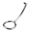 40/45/50mm Stainless Steel Metal Anal Hook with Penis Ring For Male Anal Plug Penis Chastity Lock Fetish Cock Ring 240110
