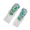 Men's Socks 2Pcs Acupressure Physiotherapy Massage Relieve Feet English Tired Point Foot Full Illustration Reflexology Sock