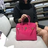 Designertassen Luxe Mode Totes Netto Rode Mode Damestas Nieuw Krokodilpatroon Echte leren tas Koe lederen handtas Damesschoudertas Modieus Zoet