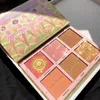 Hudamoji Face Make Up Kit 6color Blush Contour Highlight in 1 Make Up Palette Kawaii Makeup set cosmetics 240111