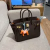 Designer-Taschen Luxus Mode Totes Togo Leder Ebony Bag mit orange Handtasche in modischen Top-Layer Cowide Pendler Cross-Body Womens Trend