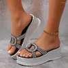 Kapdyty Buty żeńskie w sprzedaży 2024 Summerna platforma klinowa Summer Sandalias Fash